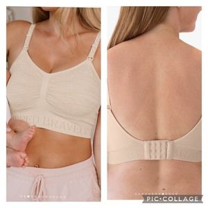 Kindred Bravely Beige Sublime Pumping Nursing Bra Size Medium